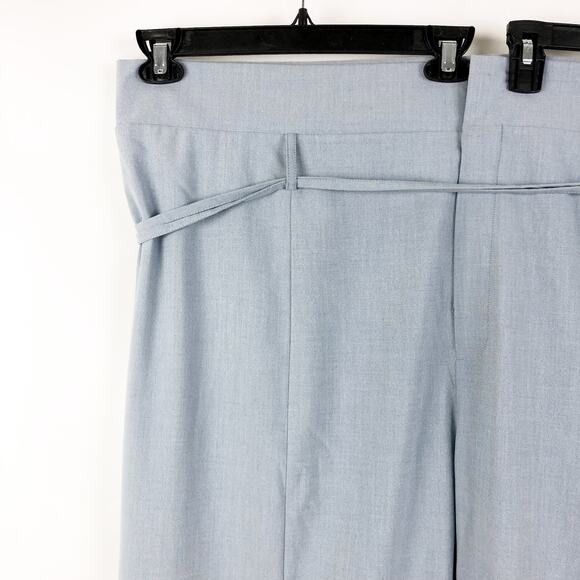 1.State Womens Tie Waist Pants 28W Light Blue Straight Leg NWOT - Picture 6 of 10